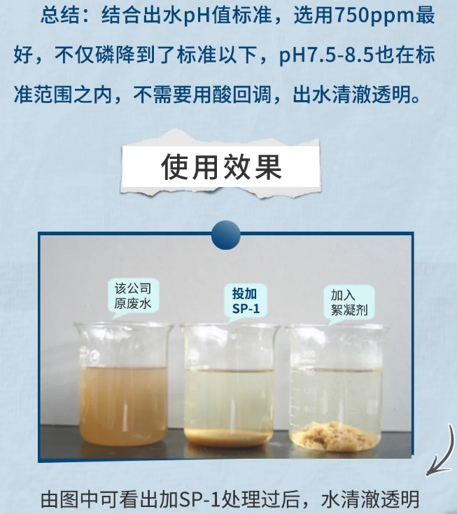 某線路板制作廢水除磷處理效果展示.png